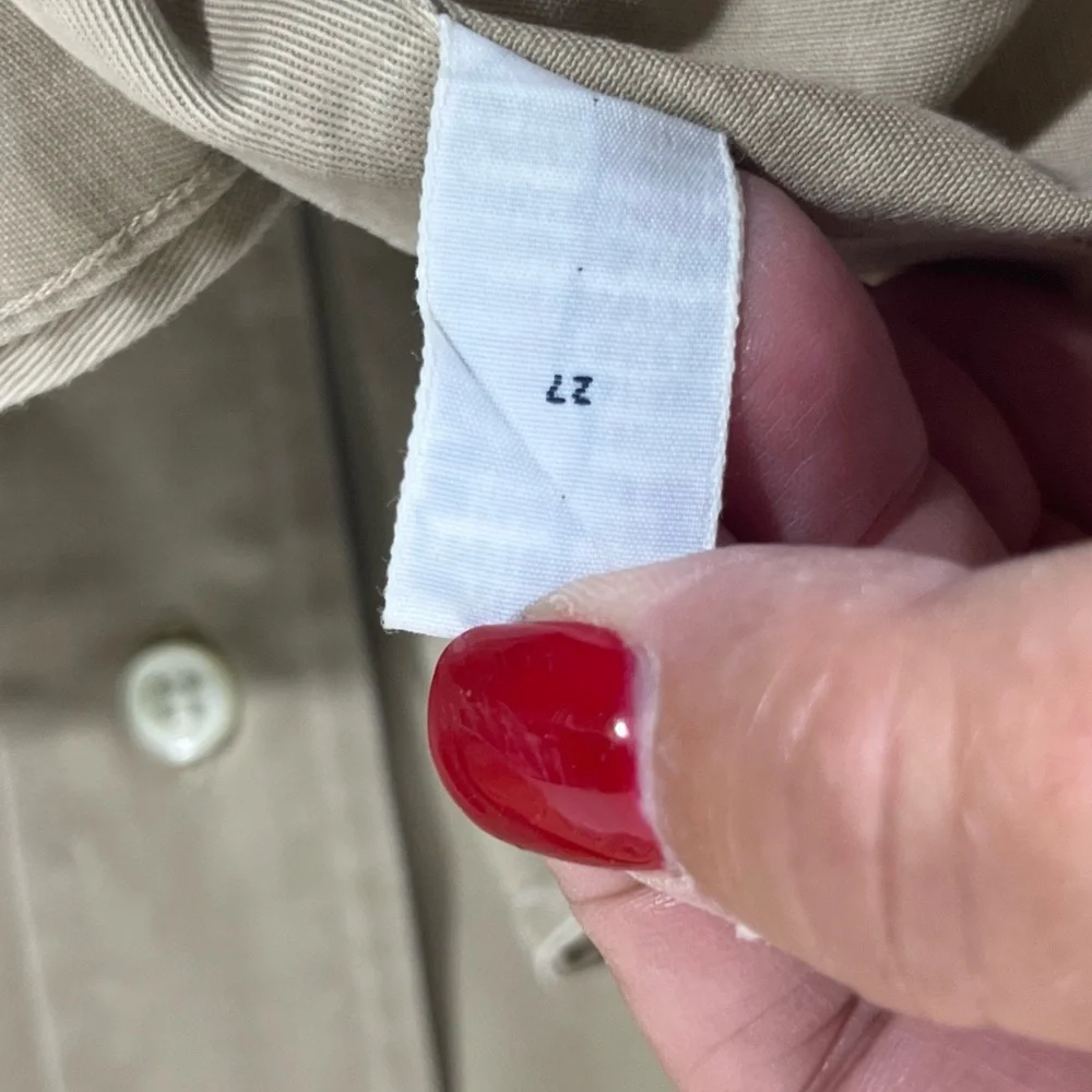 RALPH LAUREN BUTTON DOWN LONG SLEEVE SHIRT‎ 100% COTTON 2X BIG/TALL KHAKI PREOWN